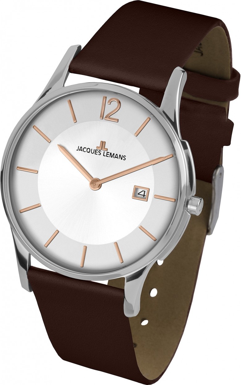 1-1850F  кварцевые наручные часы Jacques Lemans "Classic"  1-1850F
