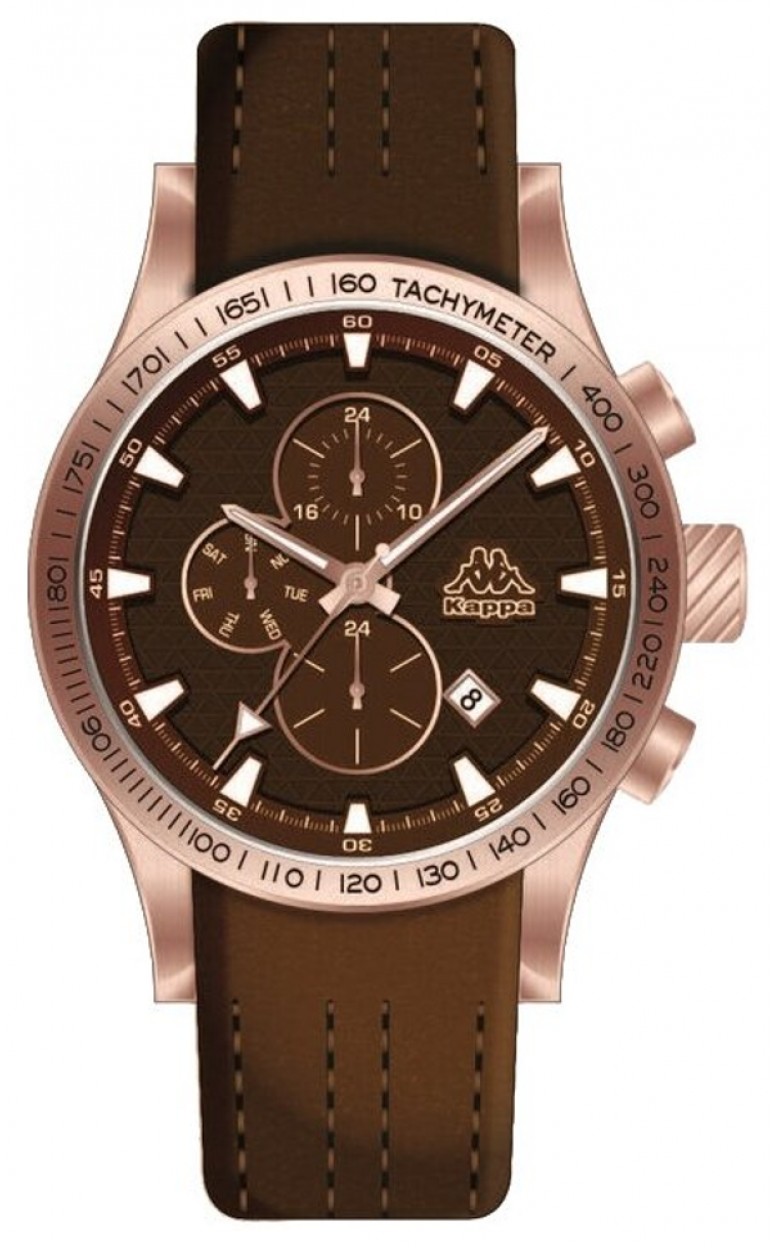 KP-1434M-D  кварцевые наручные часы Kappa логотип метки  KP-1434M-D