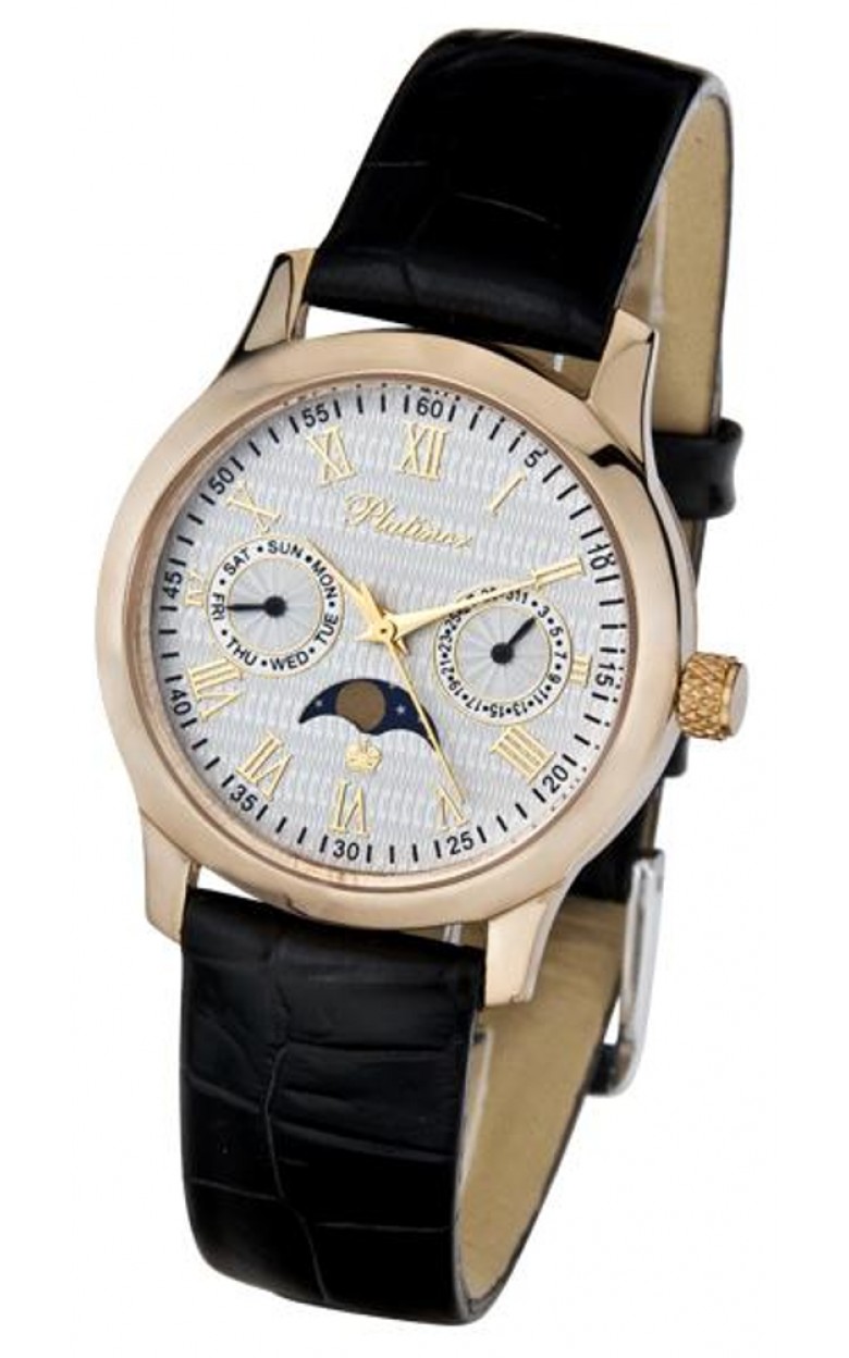 54850-1.221 russian gold Men's watch кварцевый wrist watches Platinor "форум"  54850-1.221