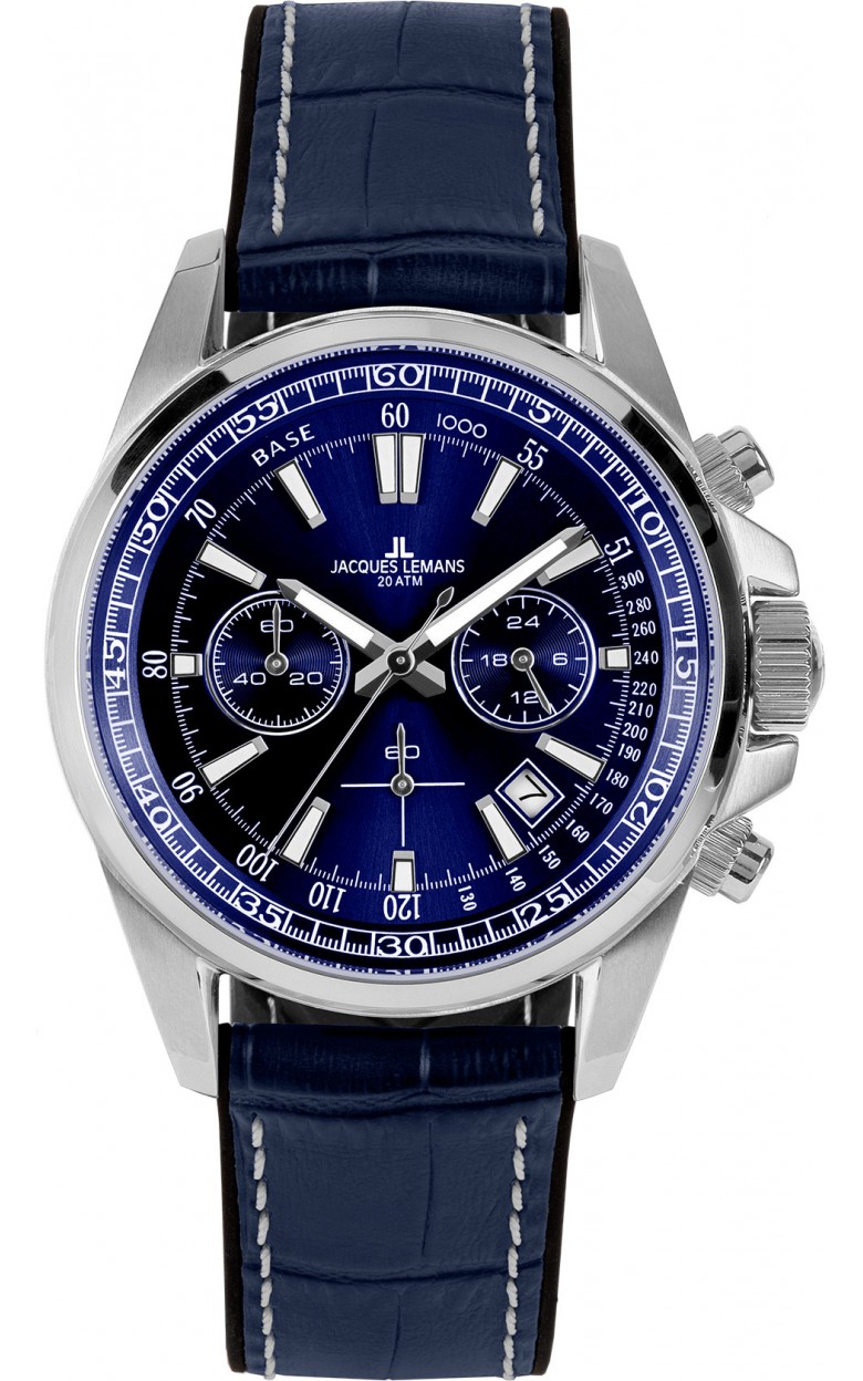 1-2117C  кварцевые наручные часы Jacques Lemans "Sport"  1-2117C