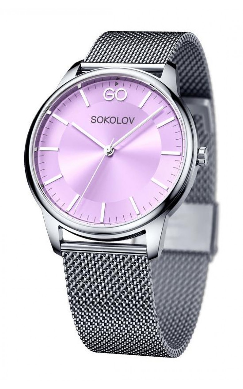 326.71.00.000.04.01.2  кварцевые часы Sokolov "I want"  326.71.00.000.04.01.2