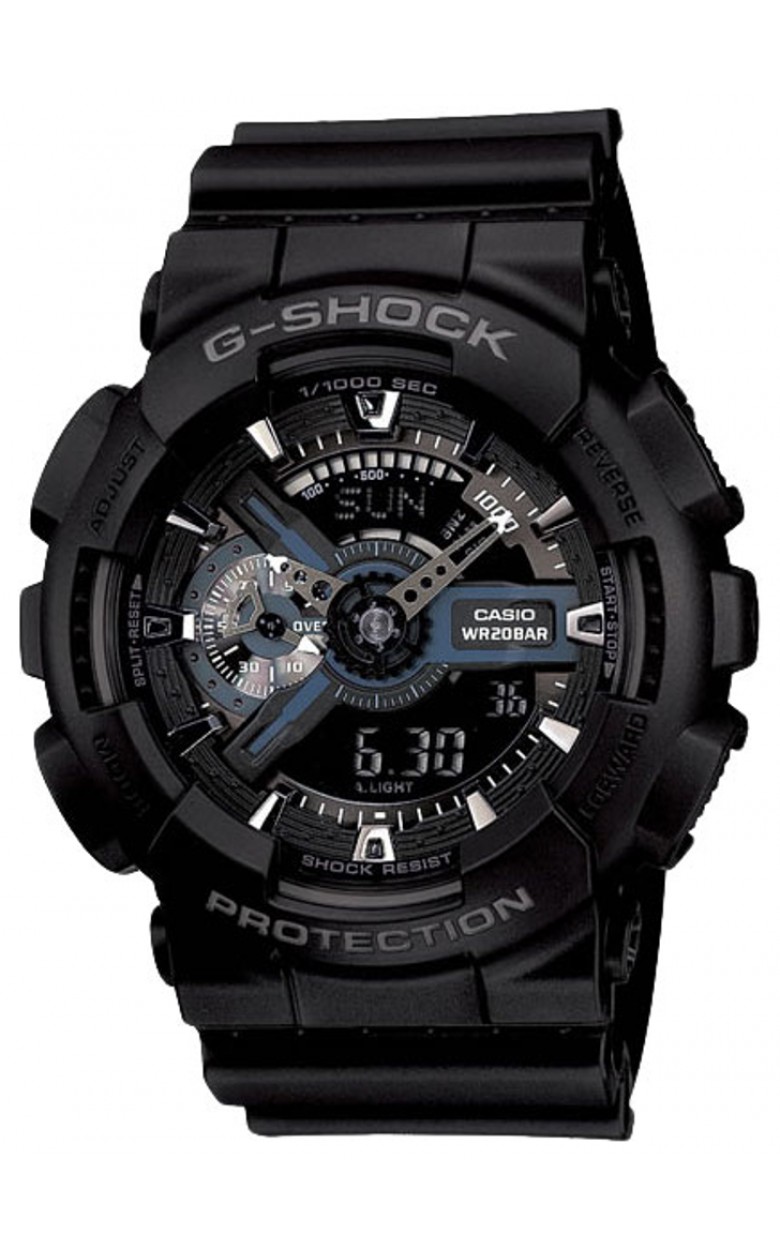GA-110-1B japanese watertight Men's watch кварцевый wrist watches Casio "G-Shock"  GA-110-1B