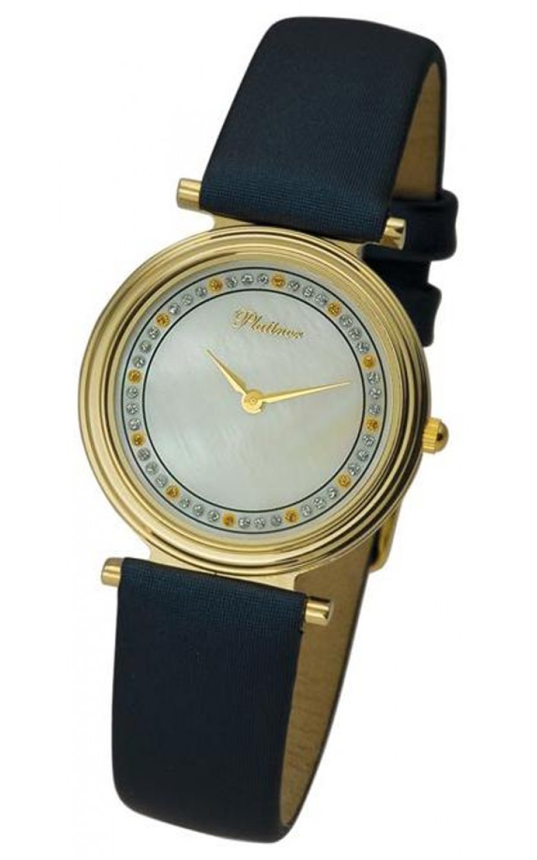 93260.324 russian gold кварцевый wrist watches Platinor "сабина" for women  93260.324