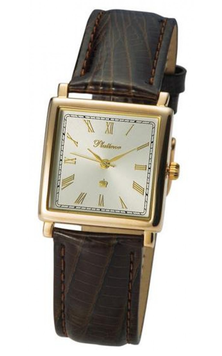 57550.215 russian gold Men's watch кварцевый wrist watches Platinor "топаз"  57550.215