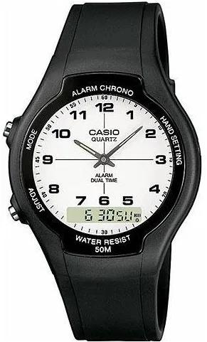 AW-90H-7B  кварцевые наручные часы Casio "Collection"  AW-90H-7B