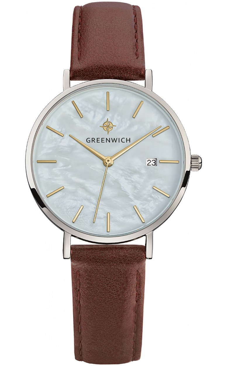 GW 301.12.53  кварцевые наручные часы Greenwich "Shell"  GW 301.12.53