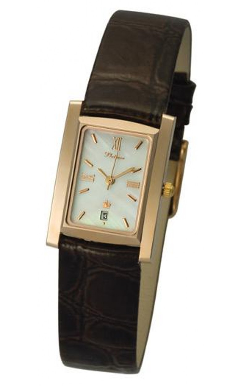 42950.316 russian gold кварцевый wrist watches Platinor "милана" for women  42950.316