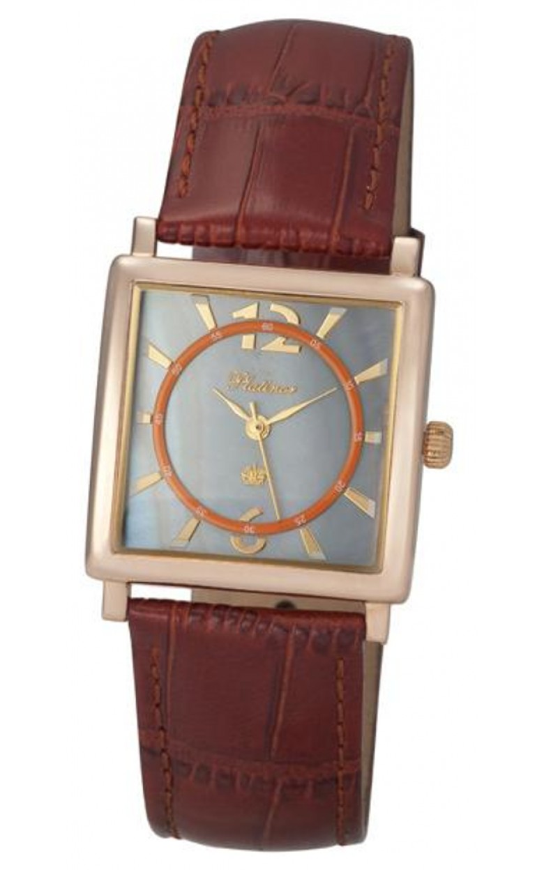 57550.610 russian gold Men's watch кварцевый wrist watches Platinor "топаз"  57550.610