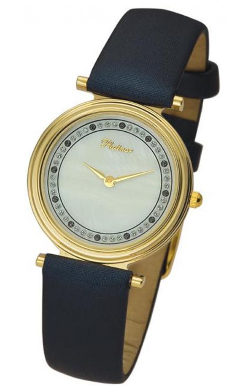 93260.326 russian gold Lady's watch кварцевый wrist watches Platinor "сабина"  93260.326
