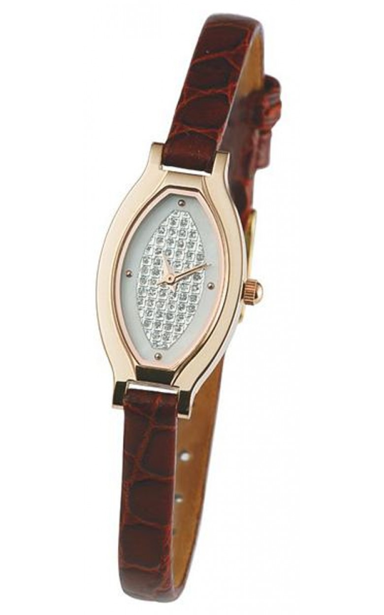 98050.309 russian gold Lady's watch кварцевый wrist watches Platinor "лаура"  98050.309