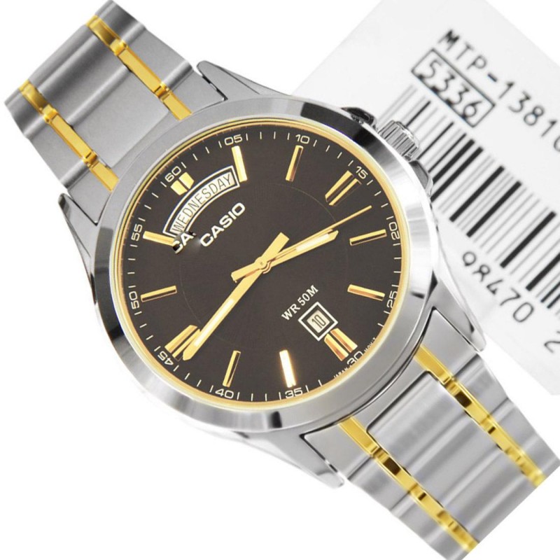 MTP-1381G-1A  кварцевые наручные часы Casio "Collection"  MTP-1381G-1A