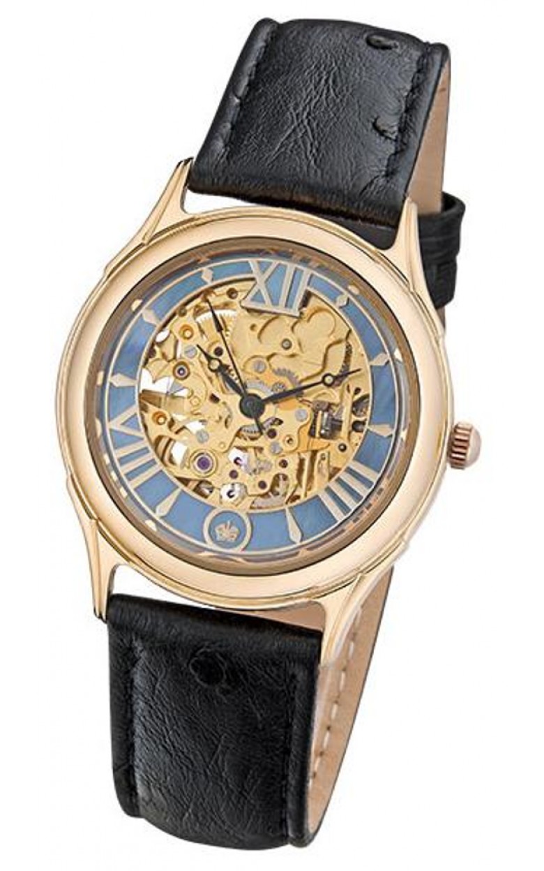 41950.357  кварцевые наручные часы Platinor "Скелетон"  41950.357