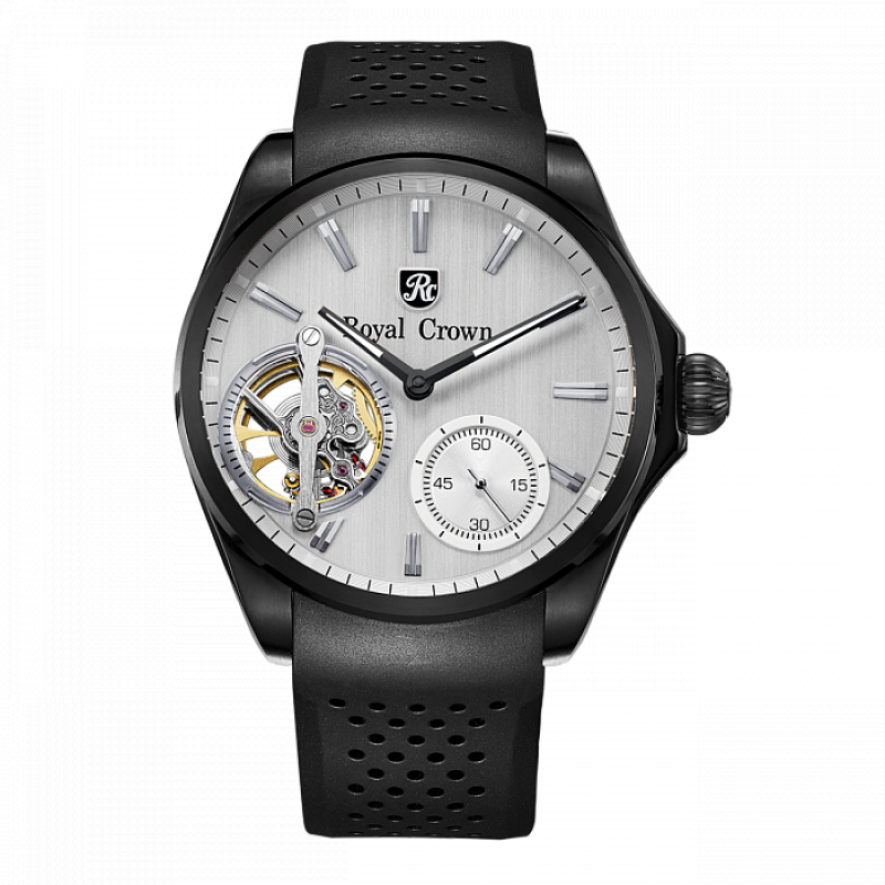 6112-BLK-1-4  механический wrist watches Royal Crown  6112-BLK-1-4