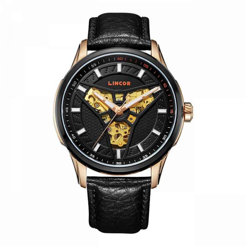 1227S14L1 russian механический wrist watches Lincor  1227S14L1