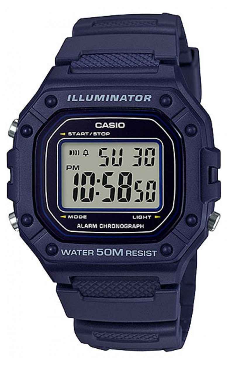 W-218H-2A  кварцевые наручные часы Casio "Collection"  W-218H-2A