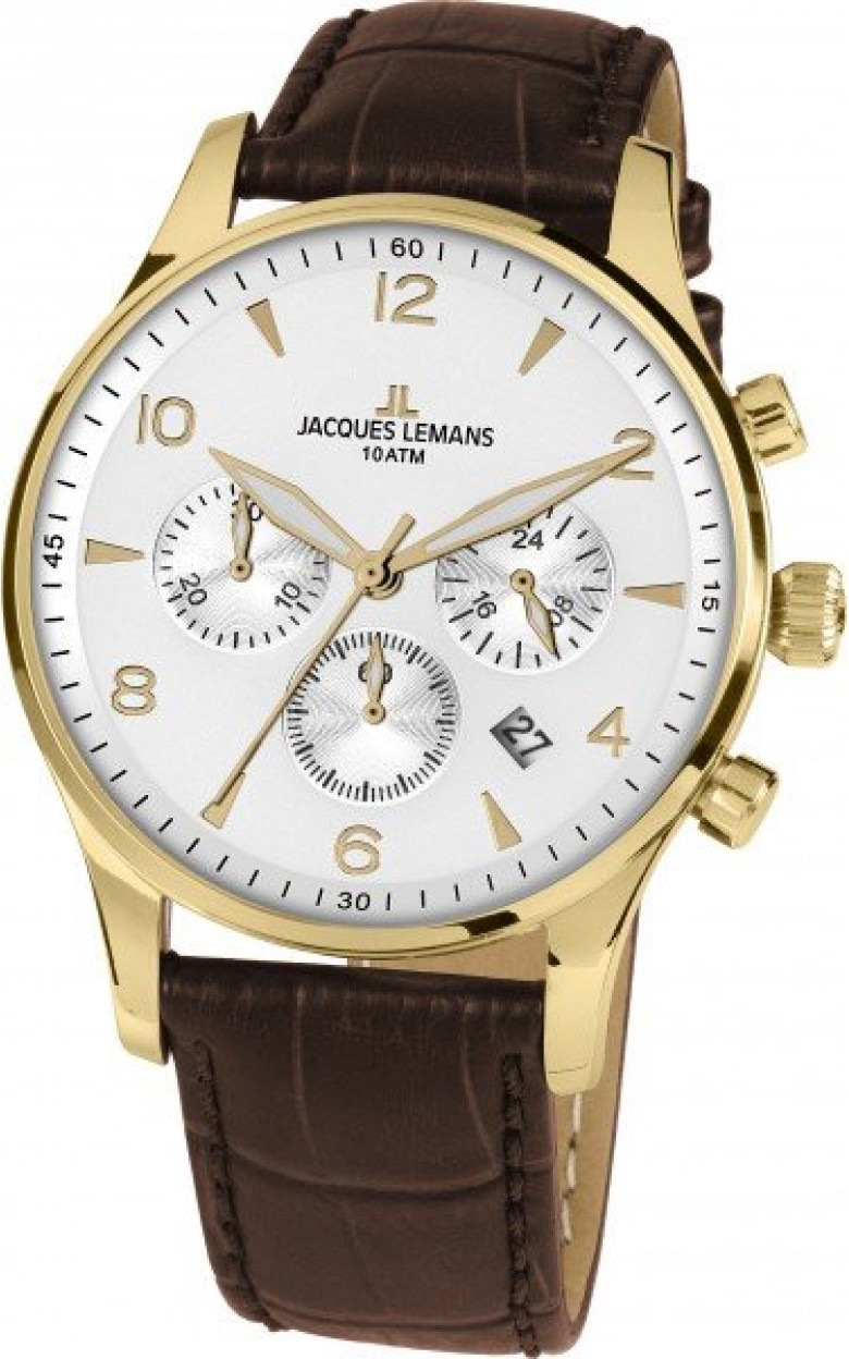 1-1654ZD  кварцевые часы Jacques Lemans "Classic"  1-1654ZD