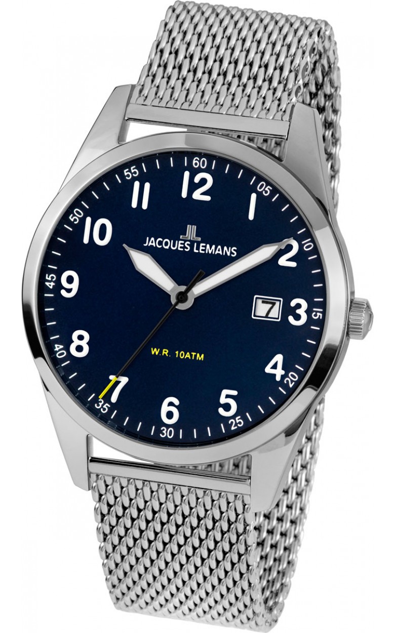 1-2002J  кварцевые наручные часы Jacques Lemans "Classic"  1-2002J