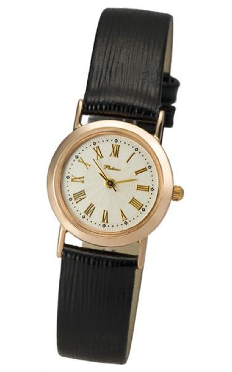 98130.220 russian gold Lady's watch кварцевый wrist watches Platinor "ритм"  98130.220