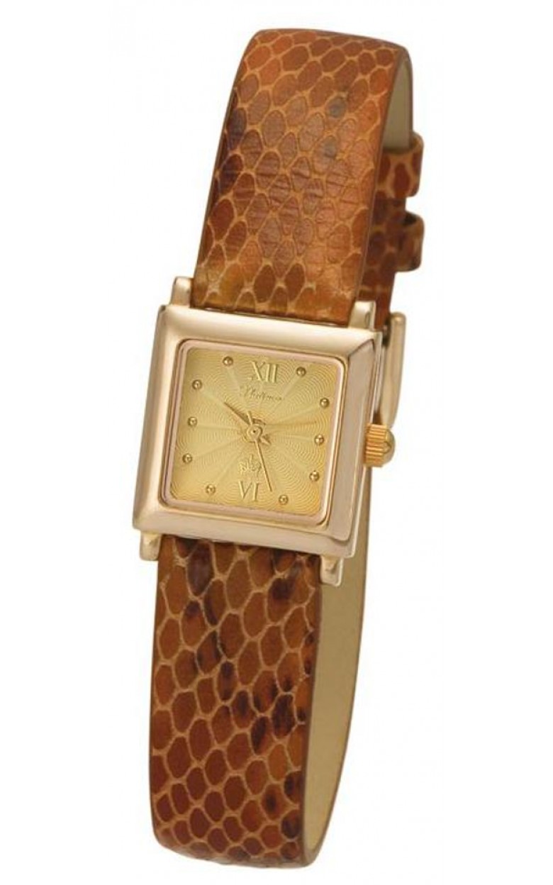 90250.422 russian gold кварцевый wrist watches Platinor "джулия" for women  90250.422