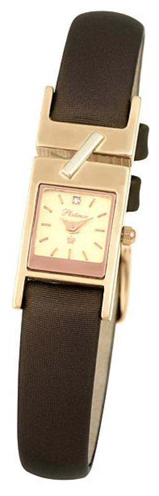 98850.403 russian gold кварцевый wrist watches Platinor "моNika" for women  98850.403
