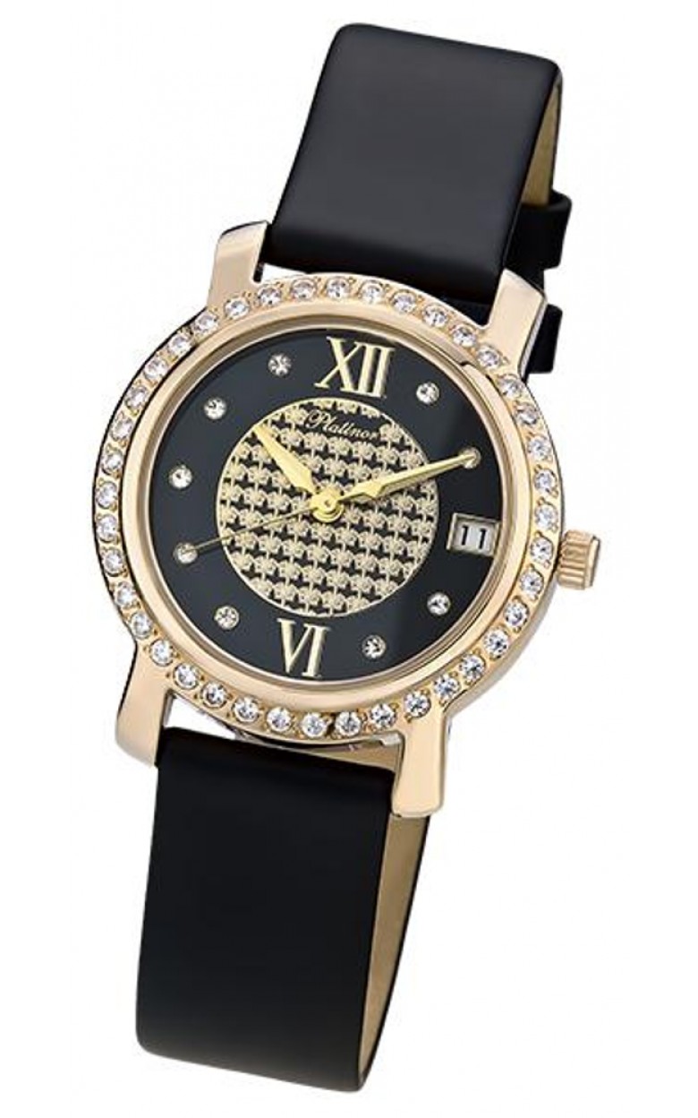 97456.519 russian gold кварцевый wrist watches Platinor "оливия" for women  97456.519