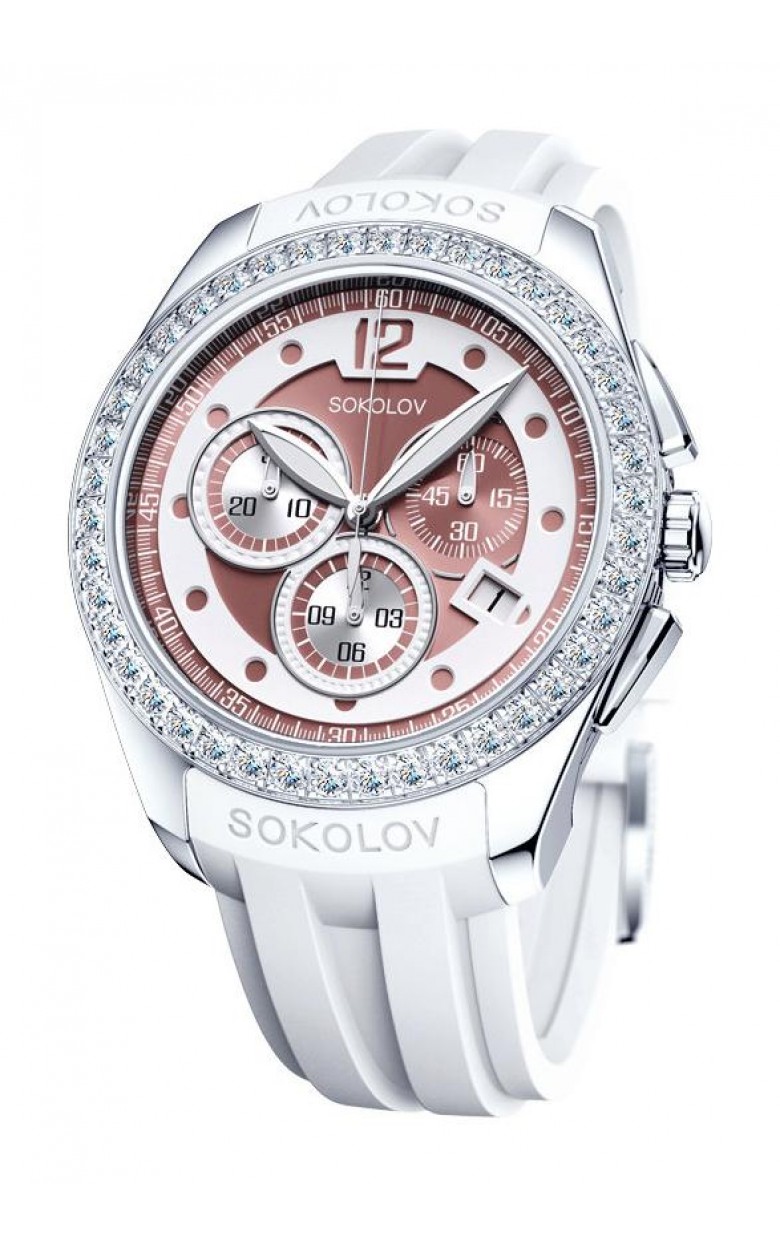 149.30.00.001.03.06.2  кварцевые наручные часы Sokolov логотип  149.30.00.001.03.06.2