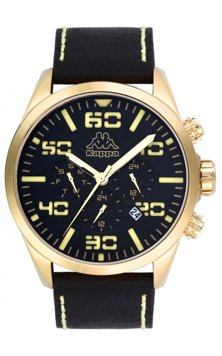 KP-1409M-F  кварцевые наручные часы Kappa логотип метки  KP-1409M-F