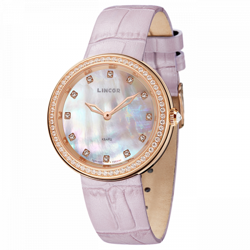 1275S8L2-4 russian кварцевый wrist watches Lincor for women  1275S8L2-4