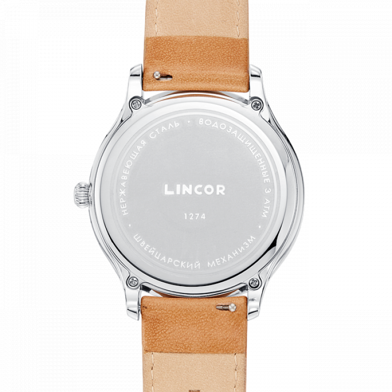 1274S0L1-15  кварцевые наручные часы Lincor  1274S0L1-15