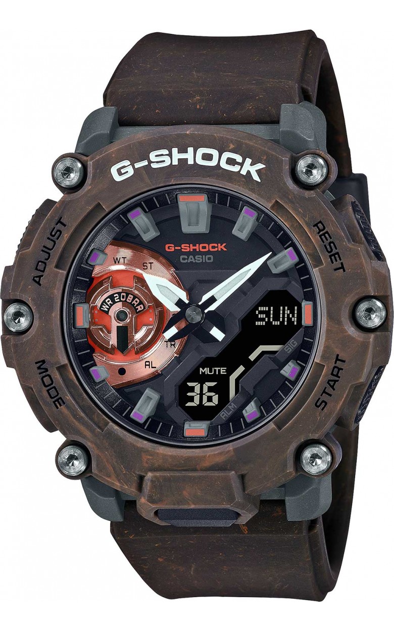 GA-2200MFR-5AER japanese watertight Men's watch кварцевый wrist watches Casio "G-Shock"  GA-2200MFR-5AER