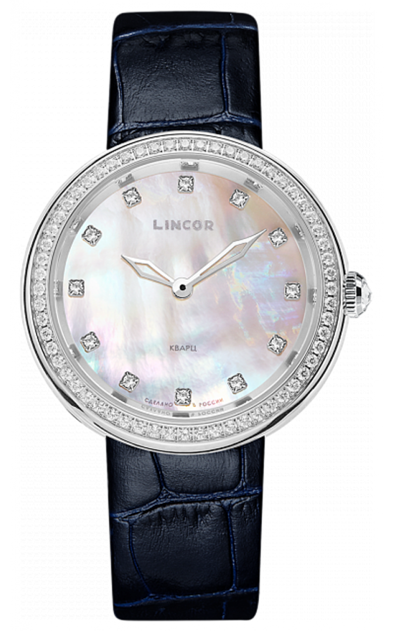 1275S6L1-101 russian Lady's watch кварцевый wrist watches Lincor  1275S6L1-101