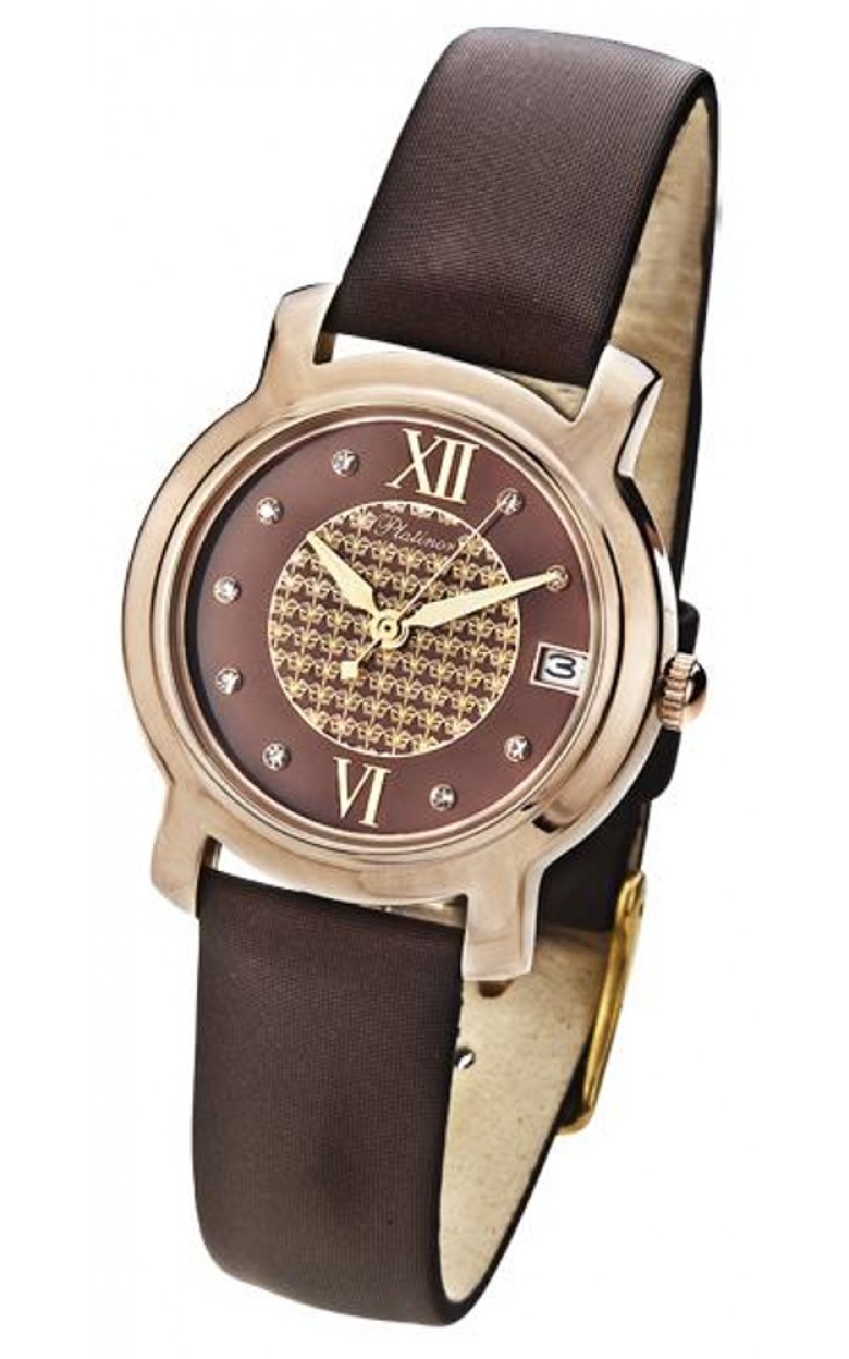 97450.719 russian gold кварцевый wrist watches Platinor "оливия" for women  97450.719