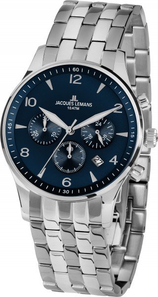 1-1654ZG  кварцевые наручные часы Jacques Lemans "Classic"  1-1654ZG