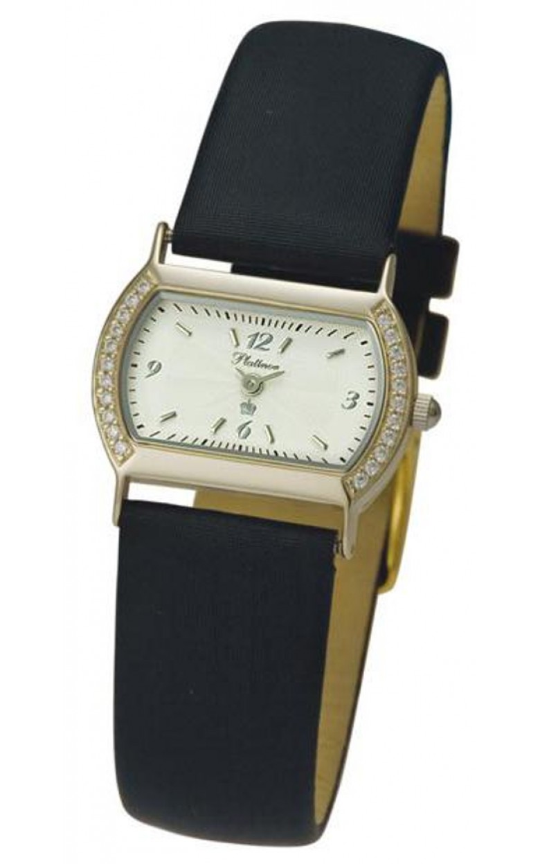 98541.112 russian gold Lady's watch кварцевый wrist watches Platinor "юнона"  98541.112