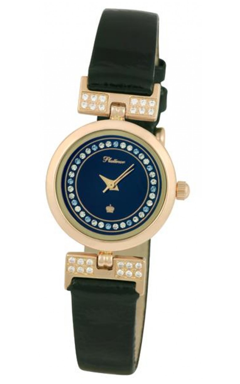 98236.626 russian gold Lady's watch кварцевый wrist watches Platinor "ритм-2"  98236.626