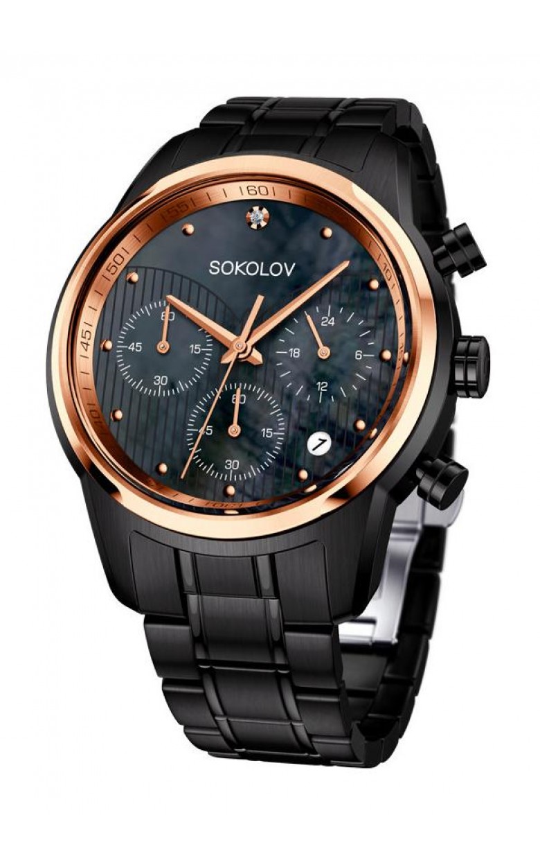 343.80.00.000.03.03.2  кварцевые наручные часы Sokolov "CRUISE 2021"  343.80.00.000.03.03.2