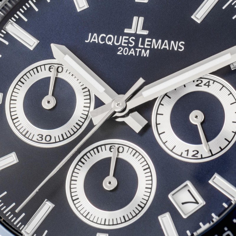 1-1877C  кварцевые наручные часы Jacques Lemans "Sport"  1-1877C