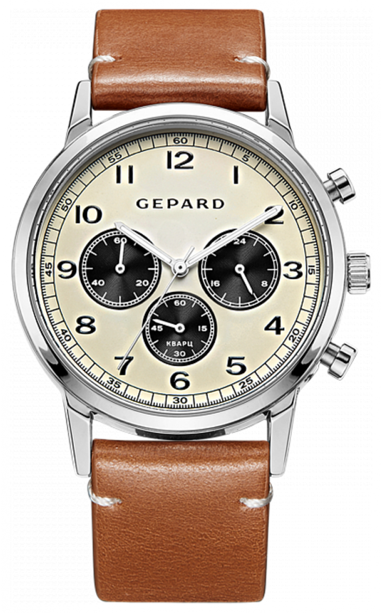 1307A1L2 russian кварцевый wrist watches Gepard for men  1307A1L2