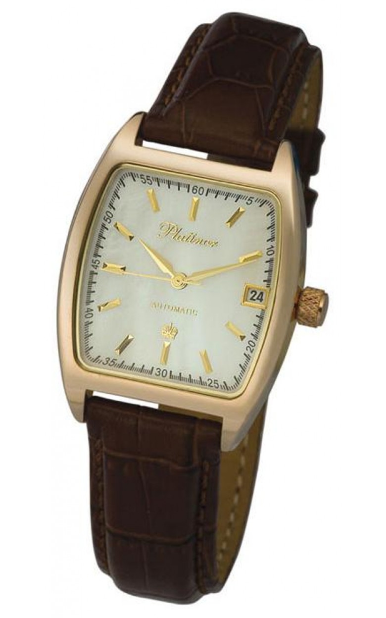 55750.303 russian gold кварцевый wrist watches Platinor "днепр" for men  55750.303