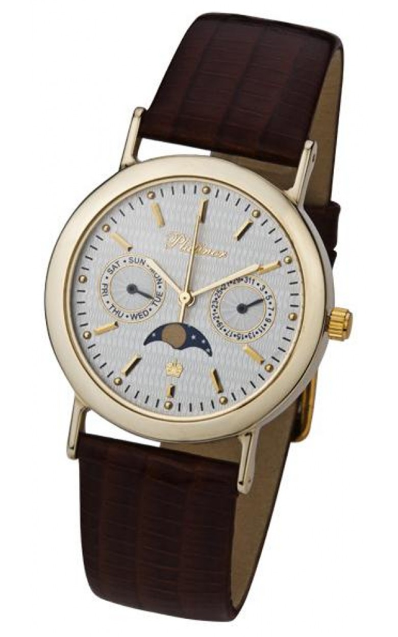 54860.204 russian gold Men's watch кварцевый wrist watches Platinor "форум"  54860.204