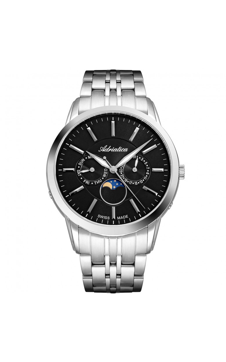 A8306.5114QF swiss Men's watch кварцевый wrist watches Adriatica  A8306.5114QF