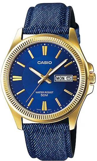 MTP-E111GBL-2A  кварцевые наручные часы Casio "Collection"  MTP-E111GBL-2A