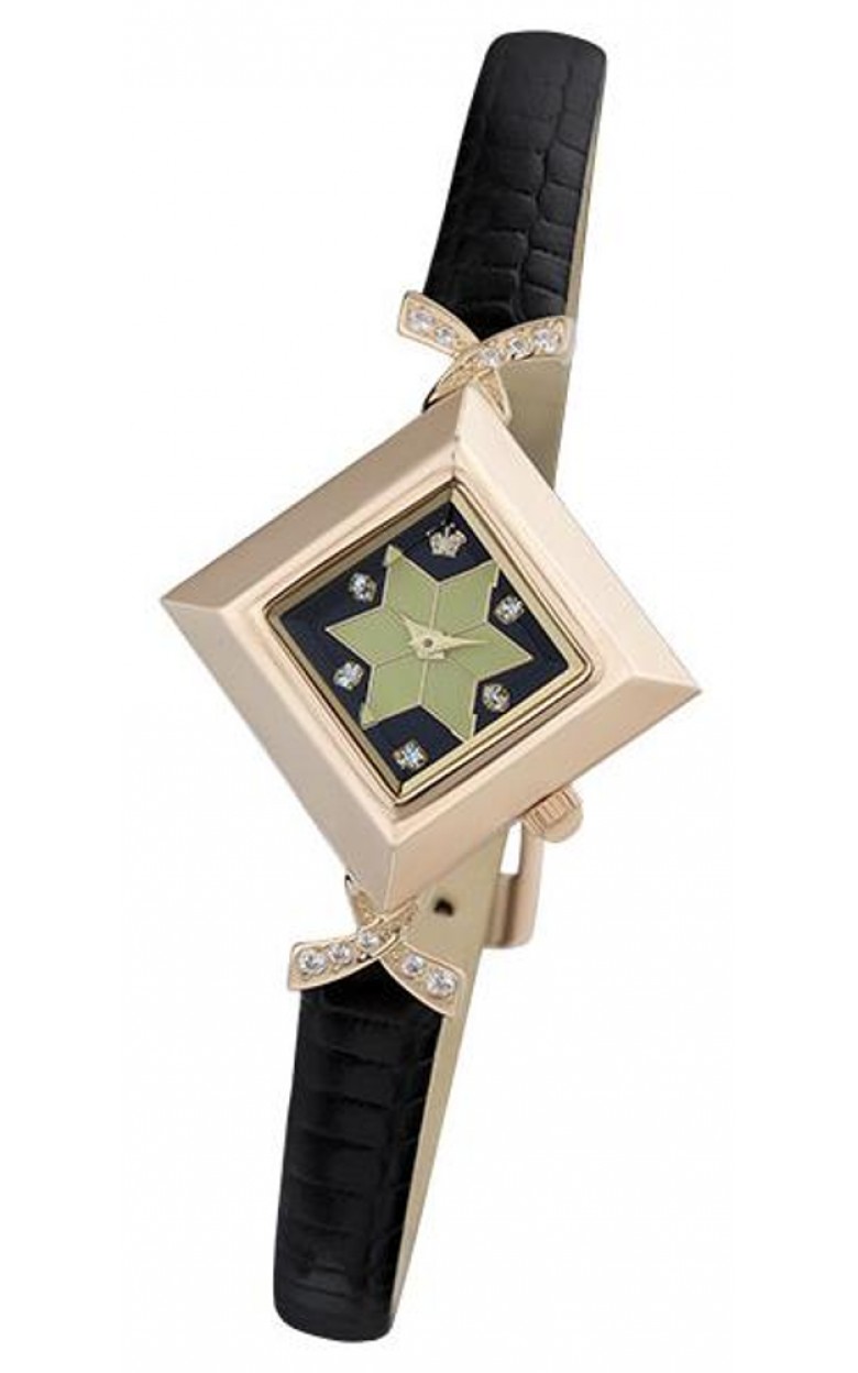 43956.527 russian gold Lady's watch кварцевый wrist watches Platinor "агата"  43956.527
