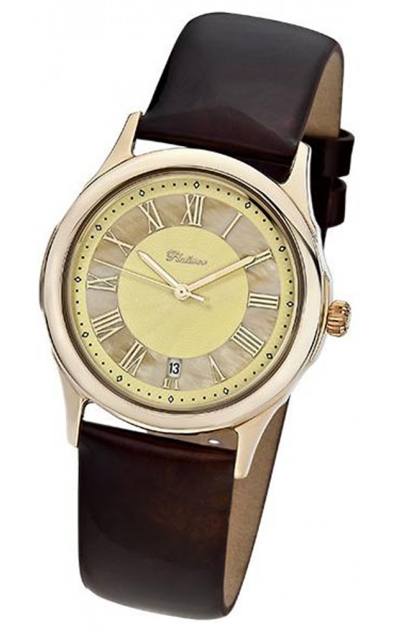 46250.417 russian gold Men's watch кварцевый wrist watches Platinor "рандеву"  46250.417