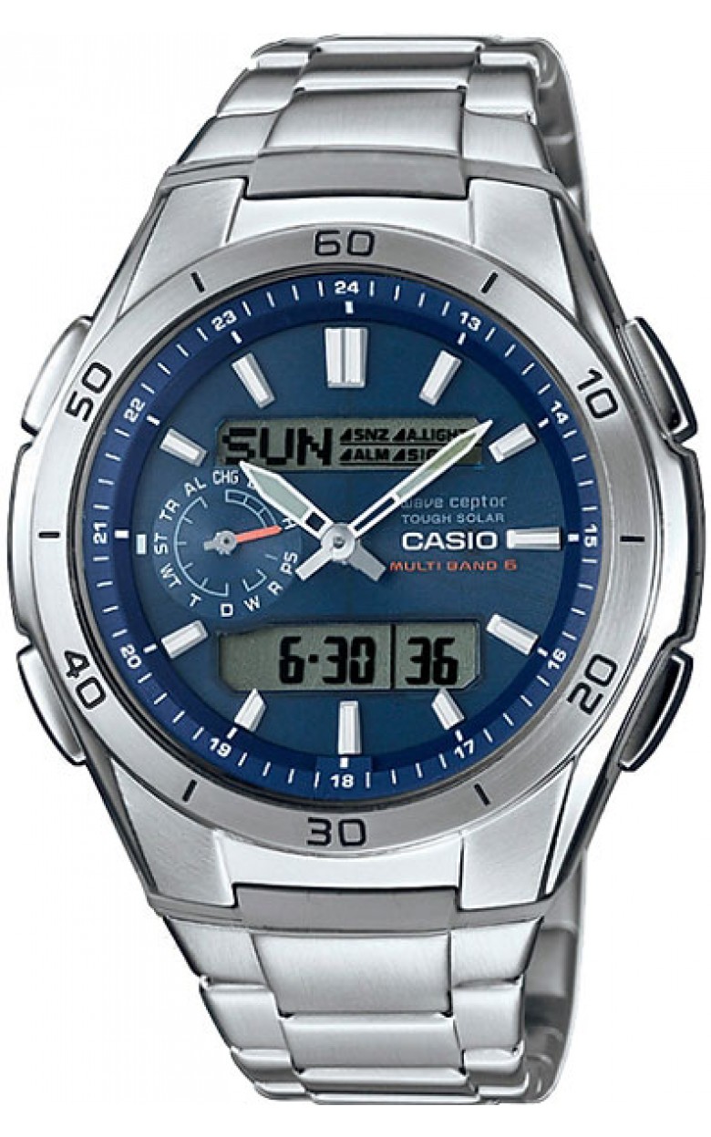 WVA-M650D-2A  кварцевые часы Casio "Radio Controlled"  WVA-M650D-2A