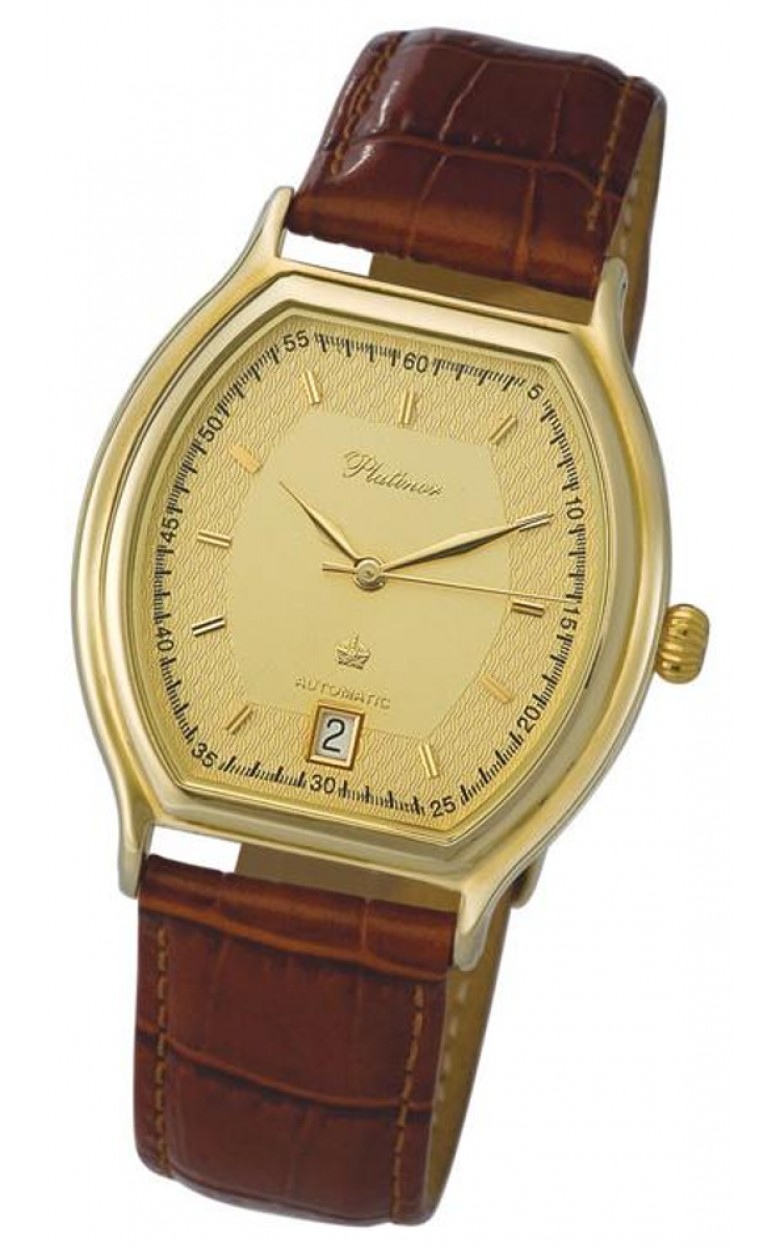 53310.404 russian gold кварцевый wrist watches Platinor "иридиум" for men  53310.404
