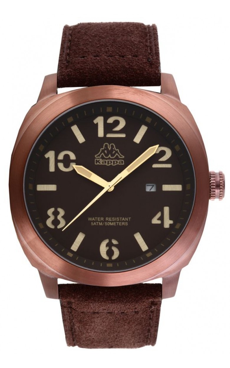 KP-1416M-C  кварцевые наручные часы Kappa логотип метки  KP-1416M-C