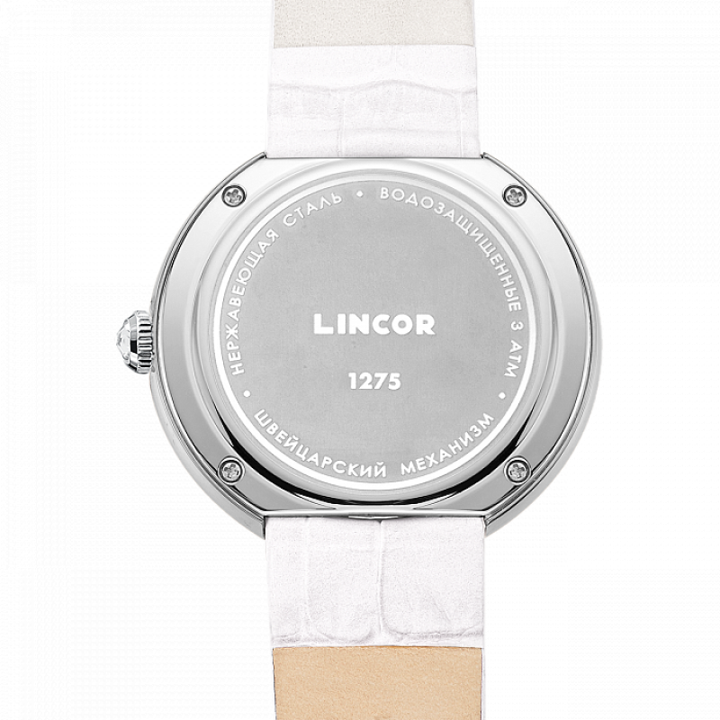 1275S6L1-2  кварцевые наручные часы Lincor  1275S6L1-2