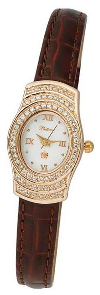 96151.316 russian gold Lady's watch кварцевый wrist watches Platinor "веста"  96151.316