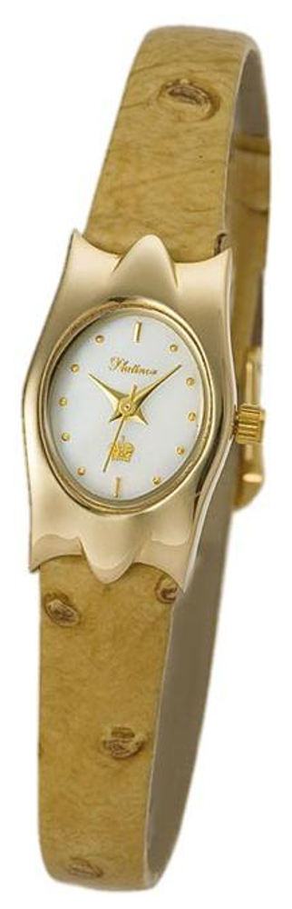 95560.301 russian gold кварцевый wrist watches Platinor "элен" for women  95560.301